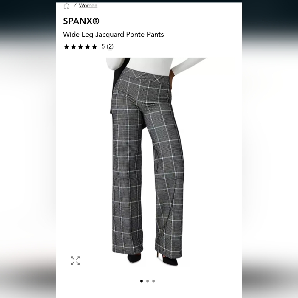 SPANX Perfect Pant, Wide Leg NWT jacquard  NWT